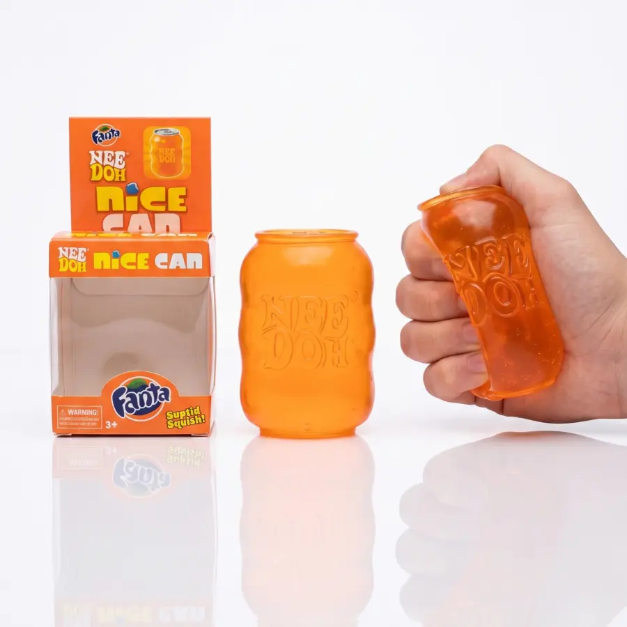 Gniotek NeeDoh Fanta Can w kształcie pomarańczowej puszki napoju
