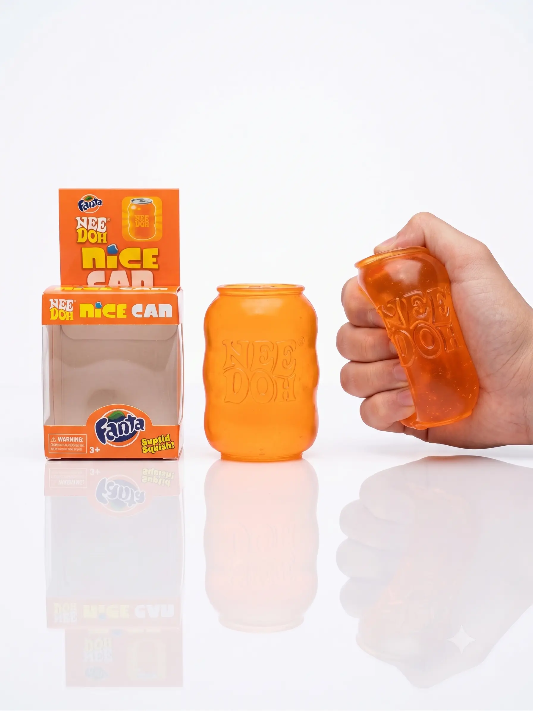 Gniotek NeeDoh Fanta Can w kształcie pomarańczowej puszki napoju